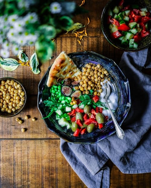 Fresh vegetables and produce